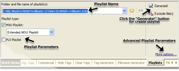 create video clip playlist export to xml